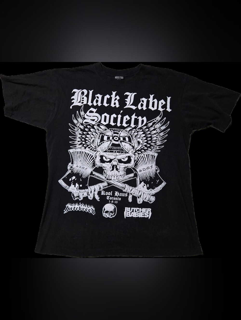 Black Label Society Kool Haus Toronto 2015 Bootleg Tour Shirt L Hatebreed